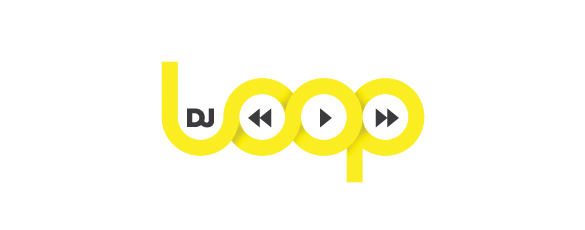 40个具有创造性造型的标识(LOGO)设计DJ Loop