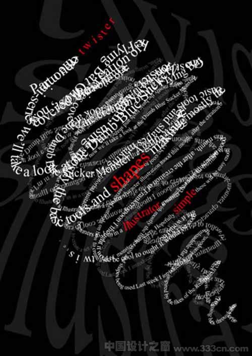 漂亮的国外创意字体版式设计欣赏