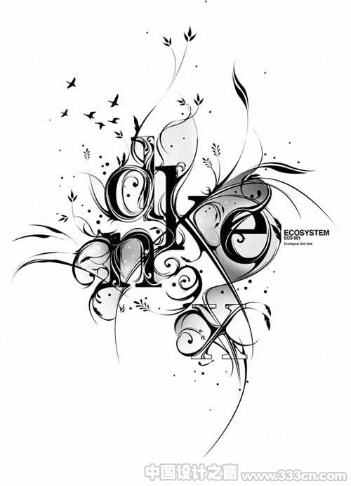 漂亮的国外创意字体版式设计欣赏