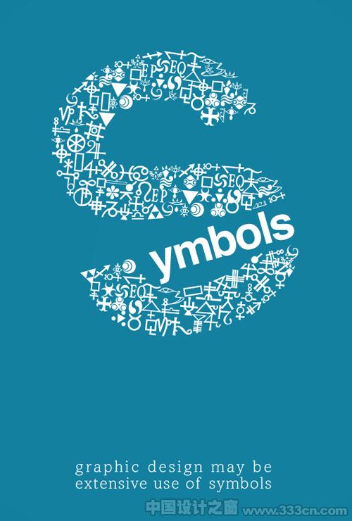 漂亮的国外创意字体版式设计欣赏