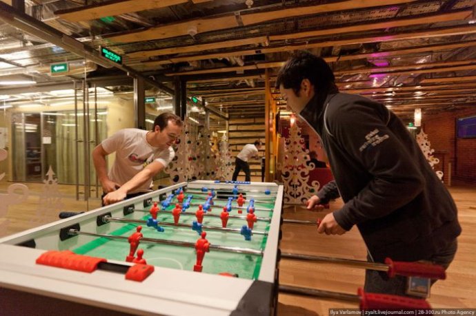 谷歌莫斯科办公室 日子太滋润了