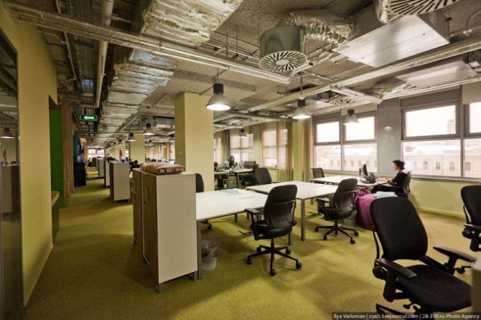 谷歌莫斯科办公室 日子太滋润了