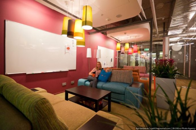 谷歌莫斯科办公室 日子太滋润了