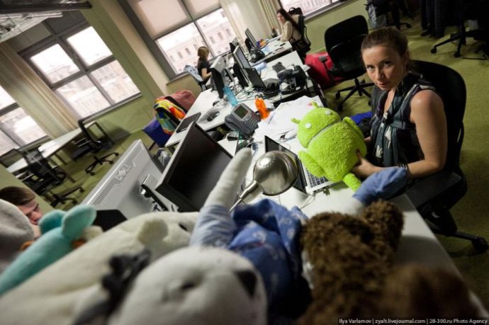 谷歌莫斯科办公室 日子太滋润了