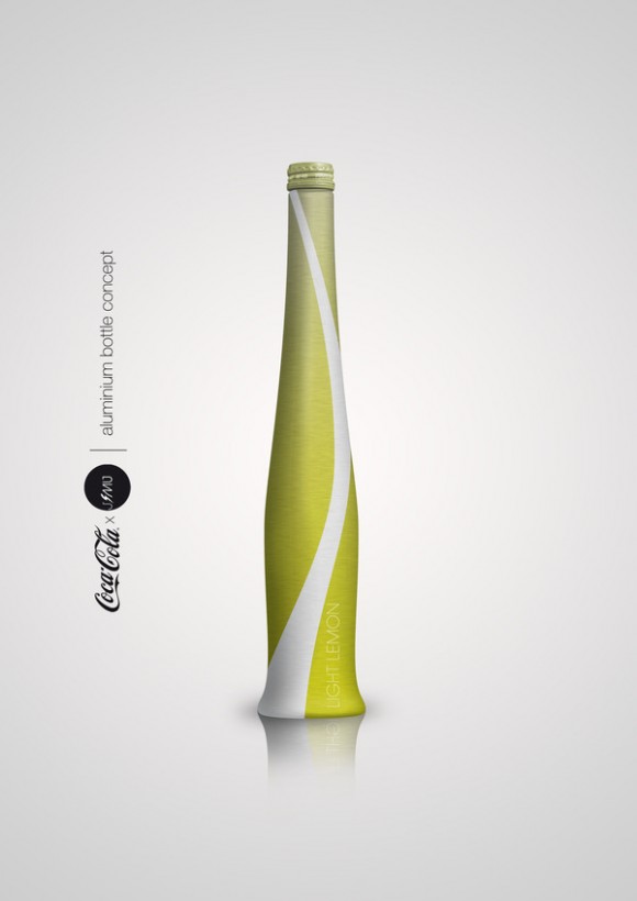 Coca Cola  light lemon concept