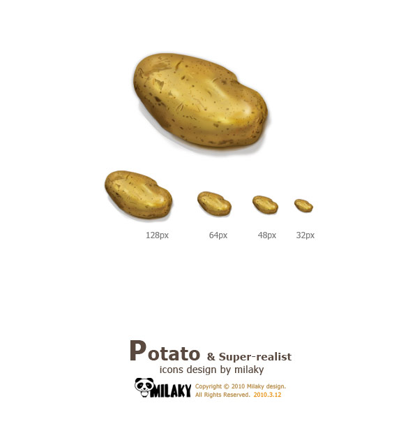 Milaky蔬菜图标设计