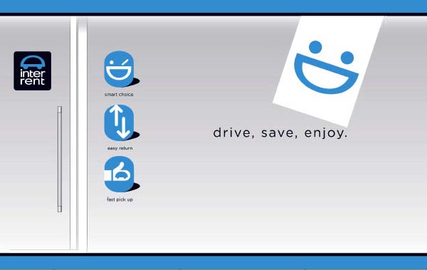 法國低成本汽車租賃品牌InterRent形象設計
