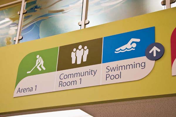 宾顿市康乐中心 - 世纪花园指示系统设计作品