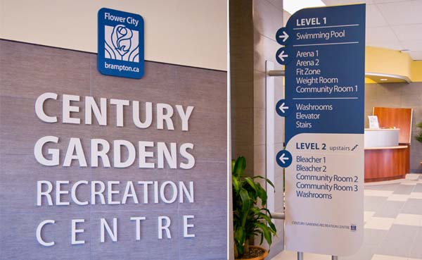 宾顿市康乐中心 - 世纪花园指示系统设计作品