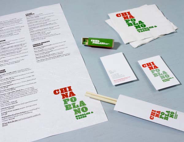 中国Poblano餐厅品牌识别设计作品欣赏