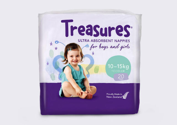 Treasures尿布包装设计让童趣延伸开来