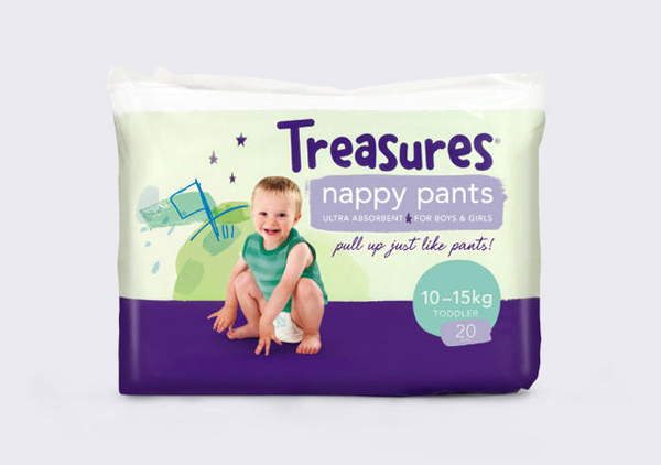 Treasures尿布包装设计让童趣延伸开来