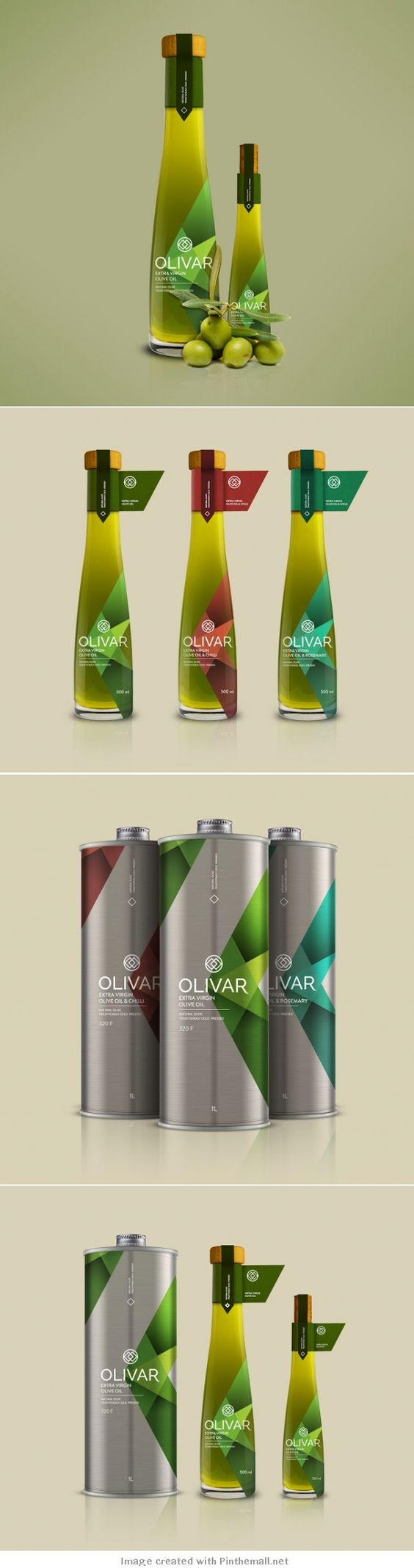 高端有机瓶装橄榄油包装设计