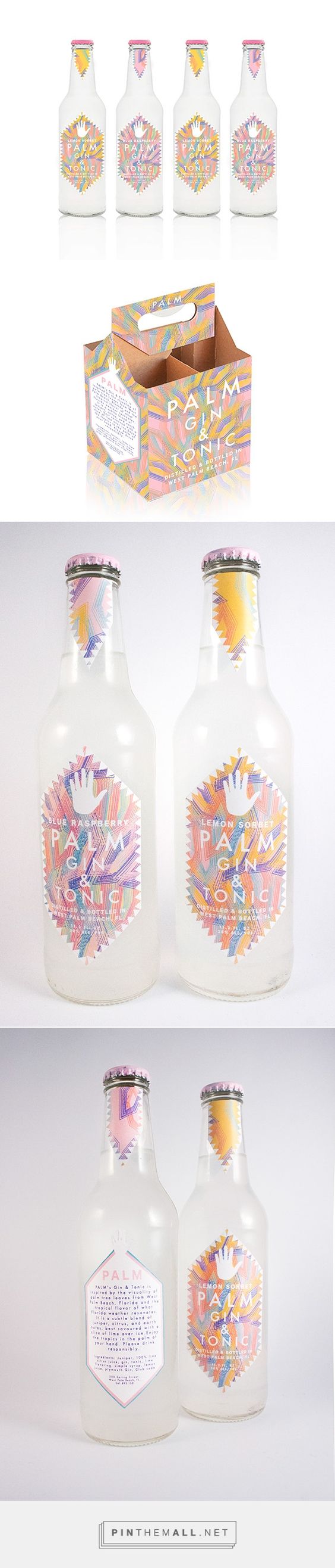 饮料瓶包装设计色彩斑斓时尚潮流