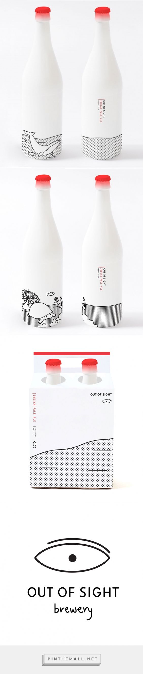 纯净素雅白色饮料瓶包装设计