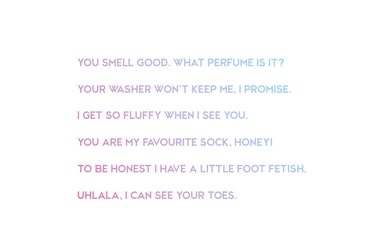 非常有创意的6袜一组丝袜产品包装设计