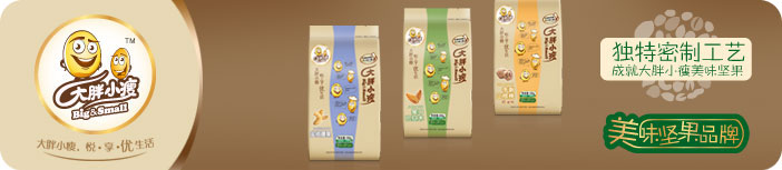 大胖小瘦时尚坚果品牌-美味炒货全案设计