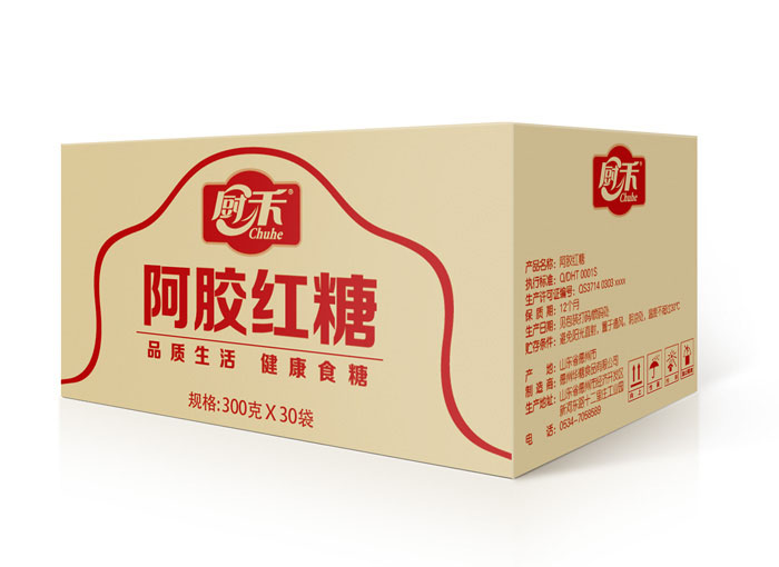 糖类淀粉类产品瓦楞纸箱包装设计。