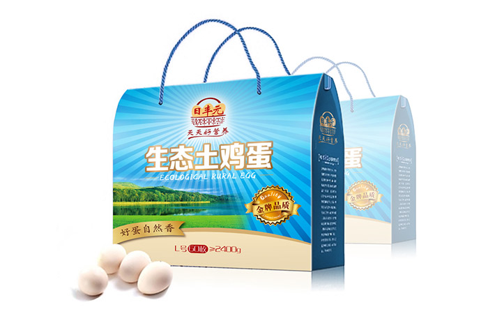 鸡蛋礼盒包装设计柴鸡蛋初产蛋五谷蛋生态土鸡蛋白凤乌鸡蛋
