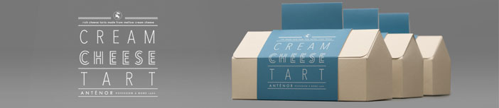 奶油奶酪西点馅饼品牌包装设计案例赏析