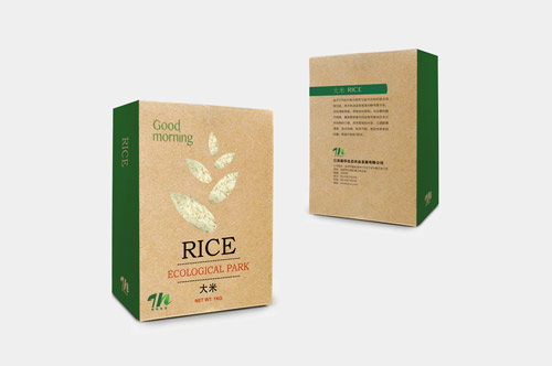 农产品有机大米蔬菜水果食品生太园包装设计效果图