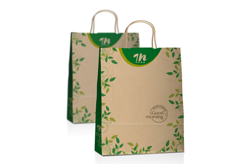 农产品有机大米蔬菜水果食品生太园包装设计手提袋