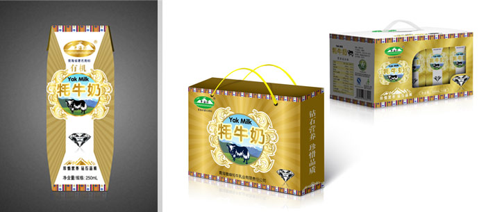 牦牛奶包装设计