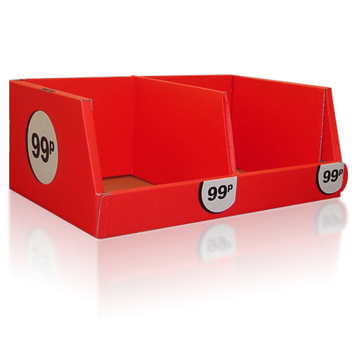 外贸DUMP-终端展示-一次性低成本-瓦楞纸展示堆头