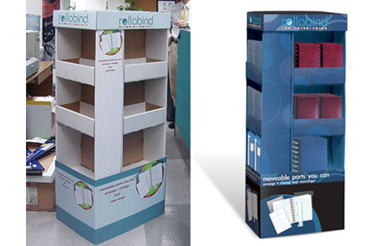DUMP-优质终端展示物料-一次性低成本-瓦楞纸展示堆头-货架系列