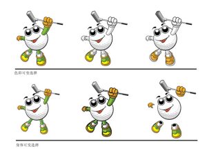 MINIGOLF-卡通形像设计