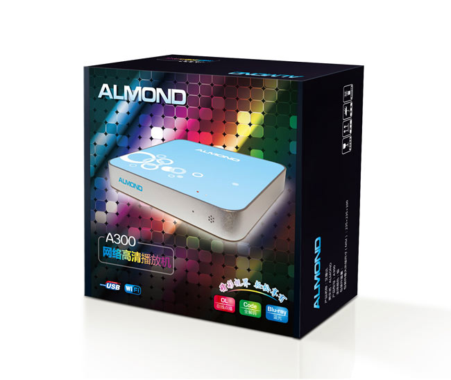 电子产品包装网络点播器(网络高清播放机)