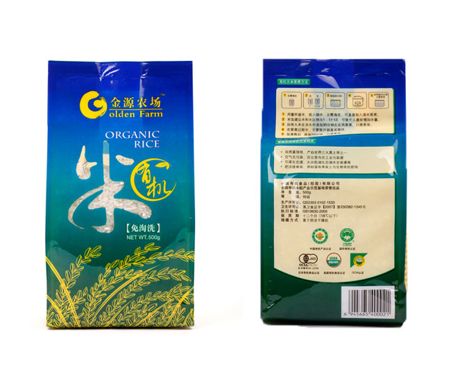 粮油大米有机大米有机杂粮包装设计作品案例赏析