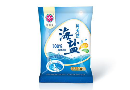 鲜嫩美高档食盐系列品牌包装设计案例赏析