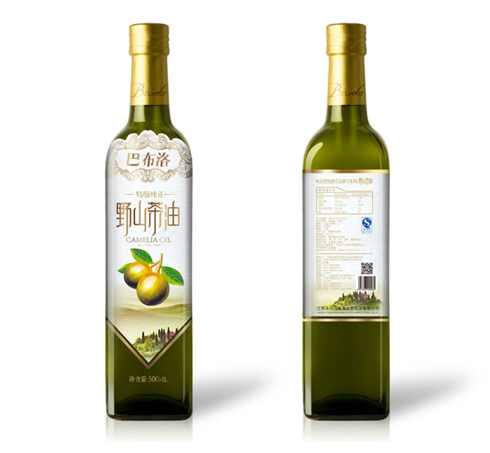 高档野山茶油包装设计案例
